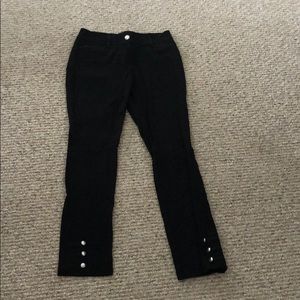 White House black market jegging with fancy edge